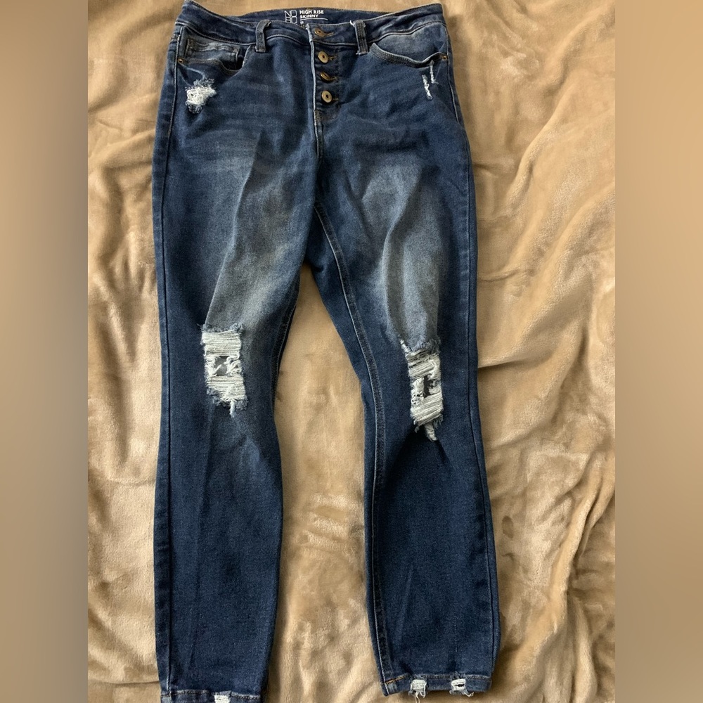 No Boundaries blue jeans size 13